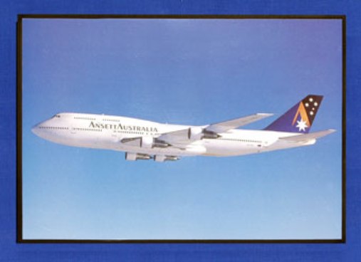 (image for) AIRCRAFT POSTER (B747-300 , VH-INH) - Click Image to Close